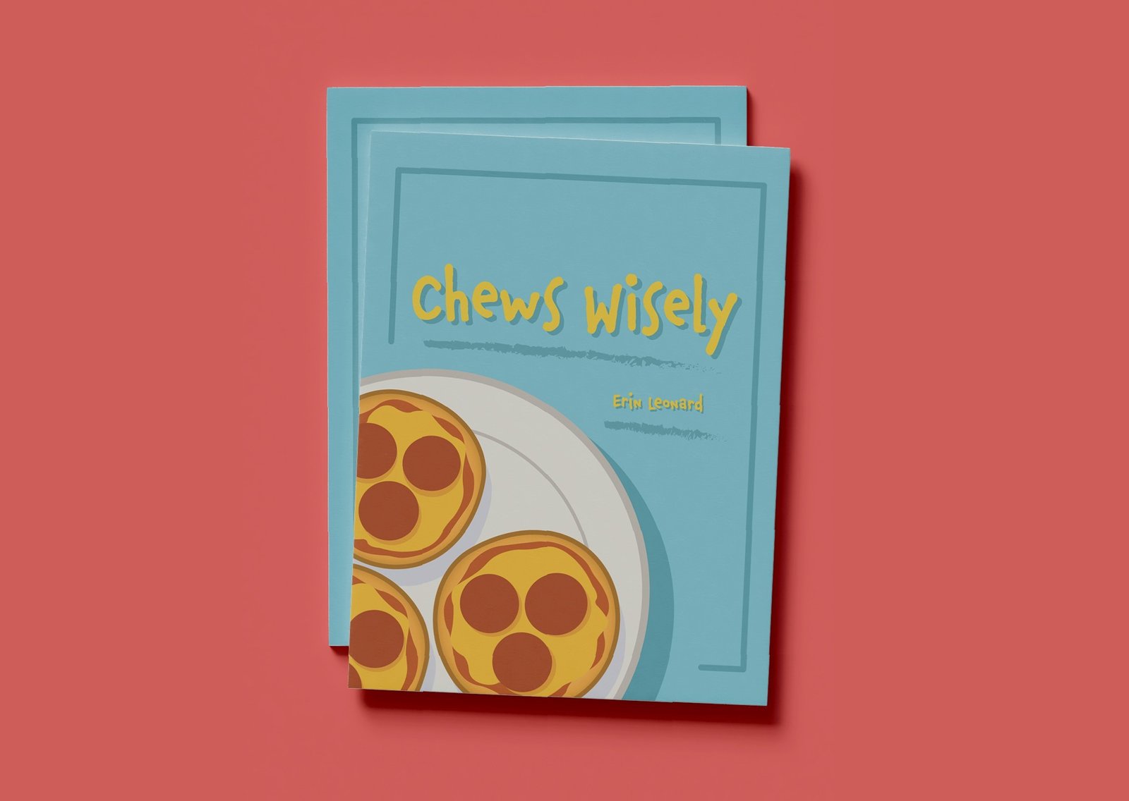 5 pages of an acordian fold book with different colorful imagery